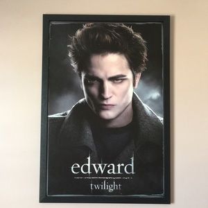 Twilight Edward Cullen Matte Framed Picture